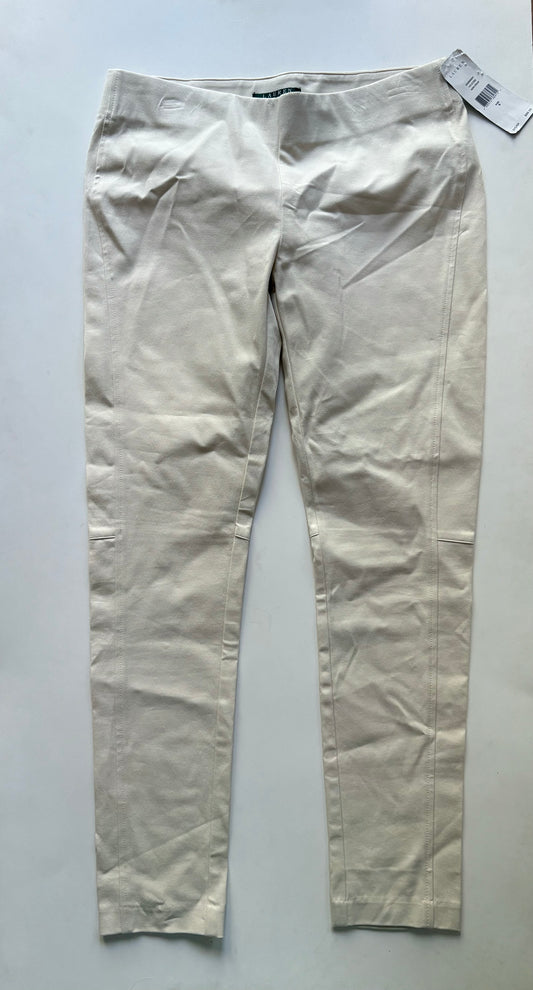 Pants Chinos & Khakis By Lauren By Ralph Lauren In Cream, Size: 8