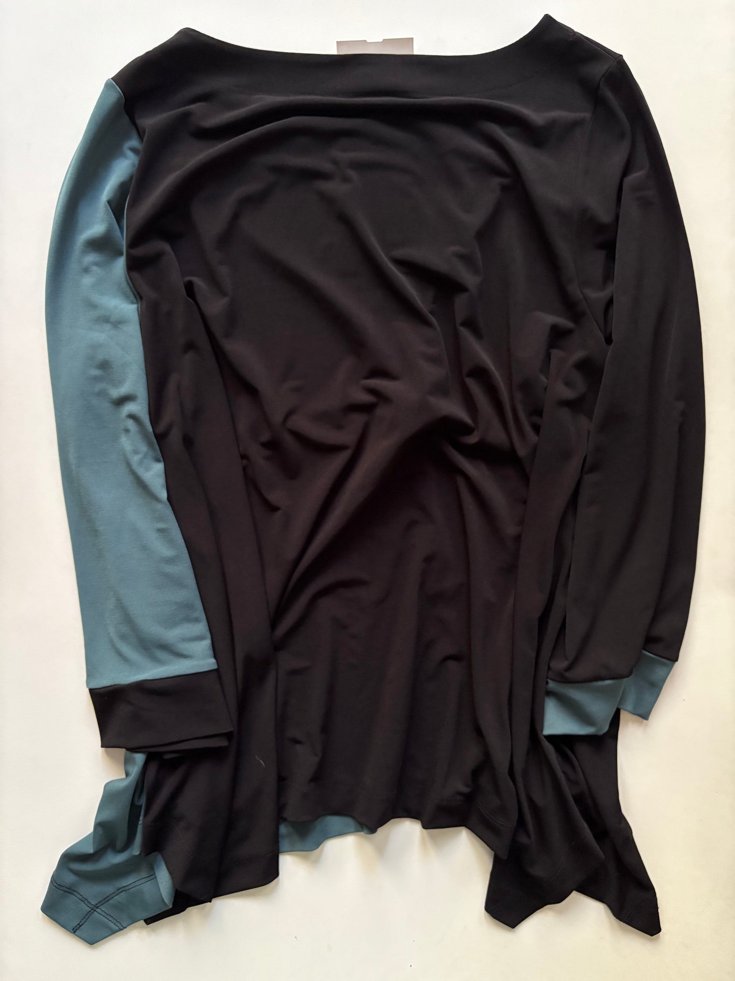 Top Long Sleeve By Terra In Black & Blue, Size: Xl