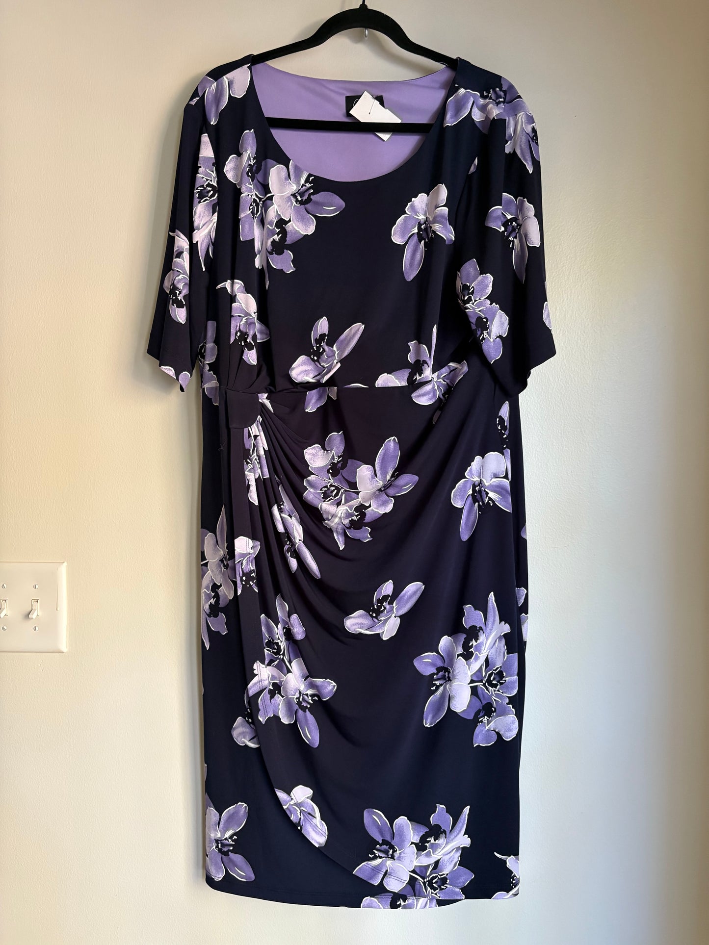 Dress Work By Connected Apparel In Blue, Size: 1x