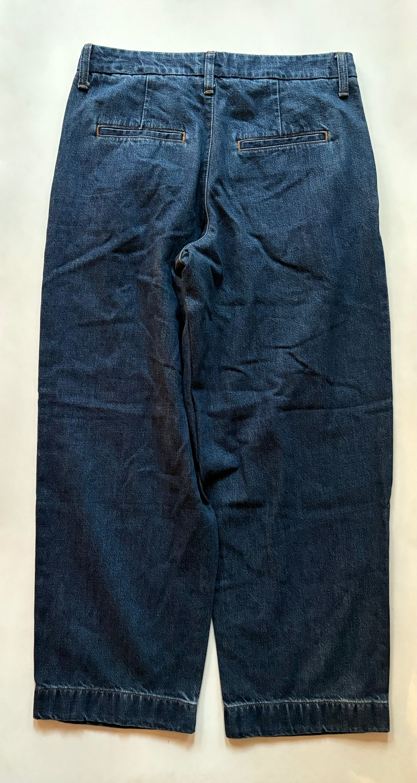 Jeans Straight By Banana Republic In Blue, Size: 8