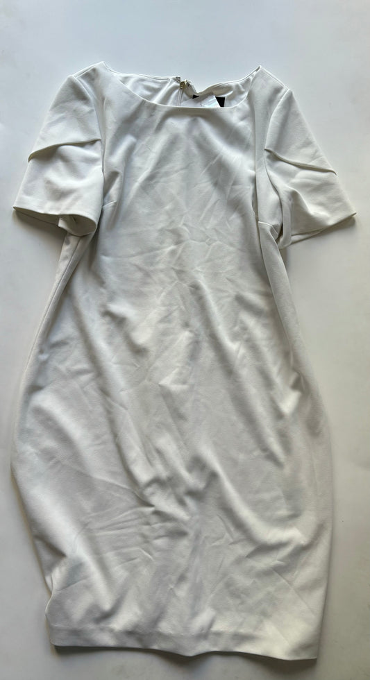 Dress Work By Dkny In White, Size: L