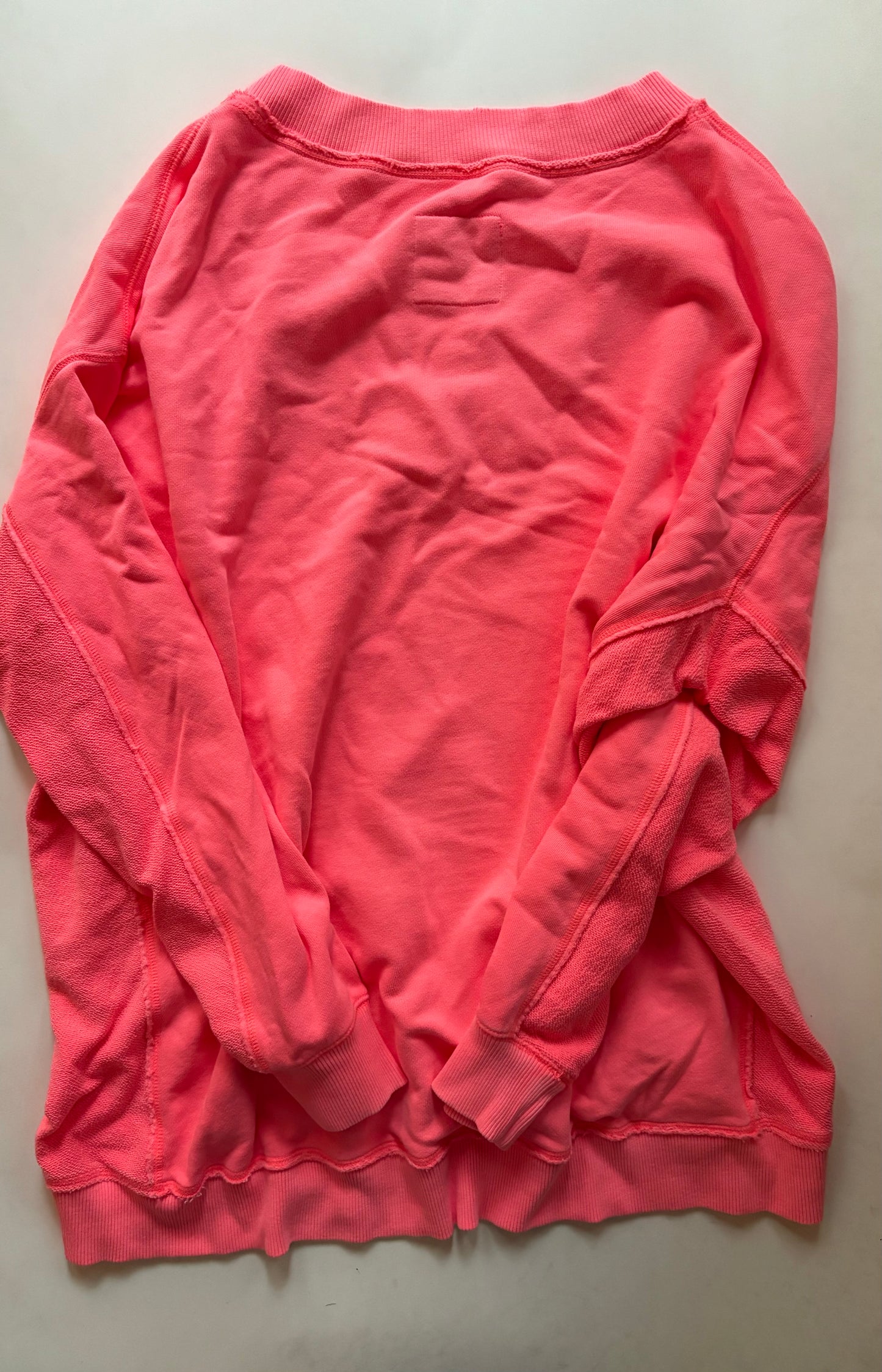 Sweatshirt Crewneck By Aerie In Pink, Size: L