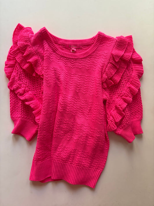 Sweater By Lilly Pulitzer In Pink, Size: Xl