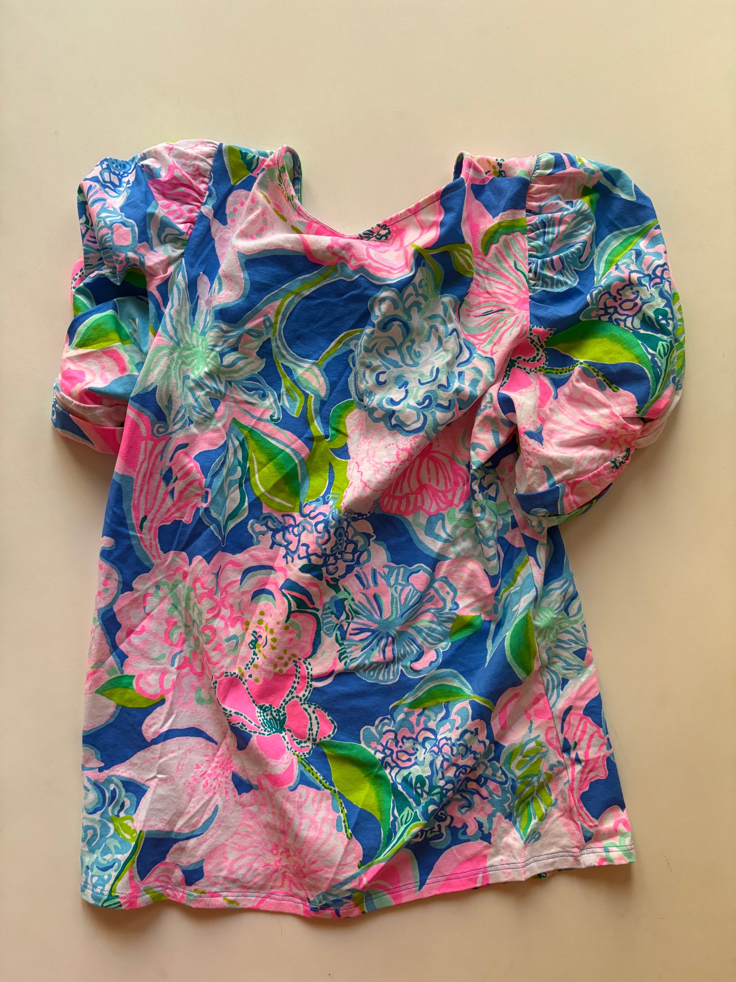 Top Short Sleeve By Lilly Pulitzer In Multi-colored, Size: S