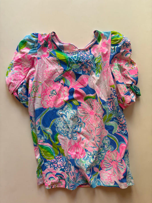 Top Short Sleeve By Lilly Pulitzer In Multi-colored, Size: S