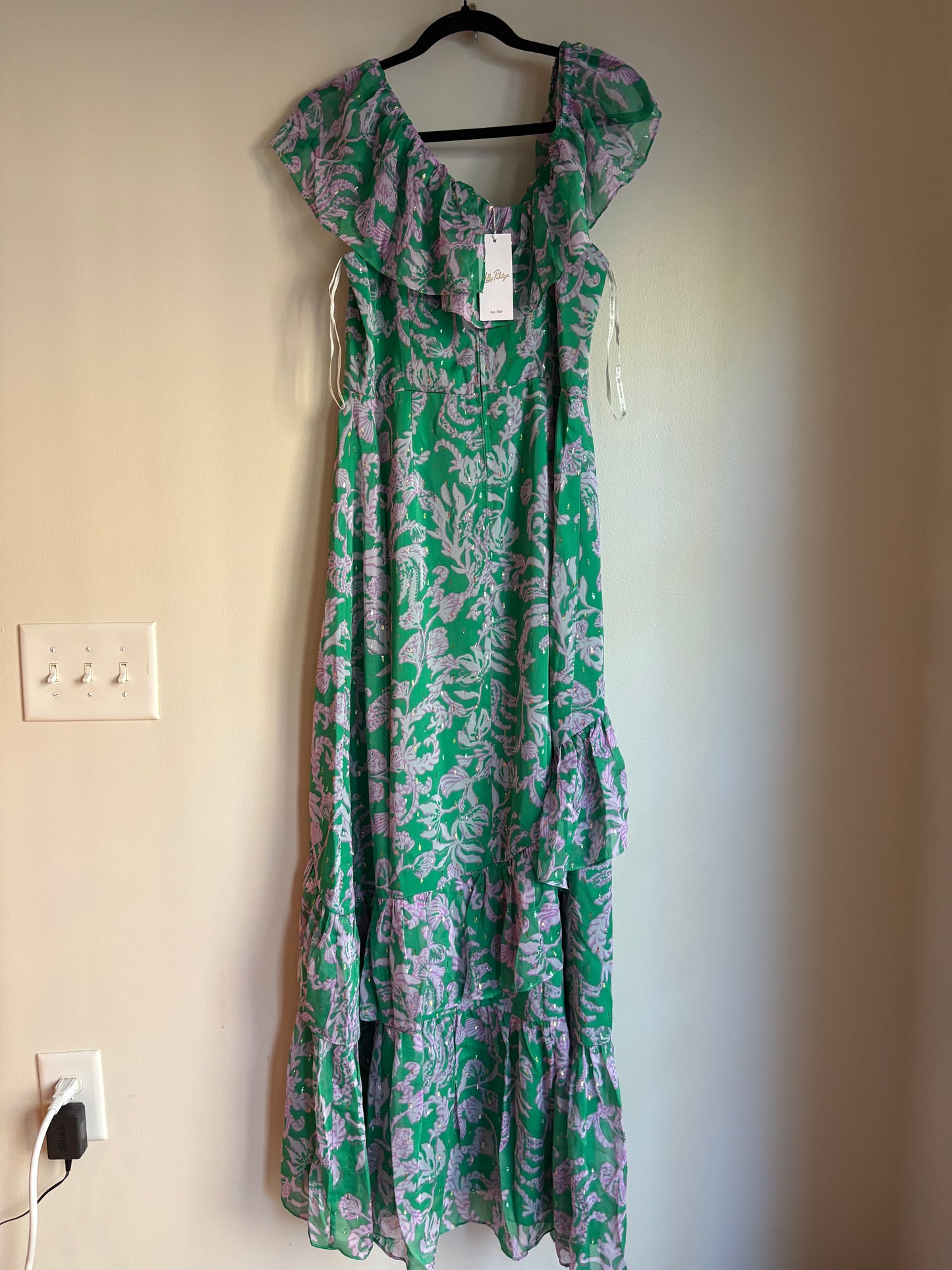 Dress Party Long By Lilly Pulitzer In Green, Size: S