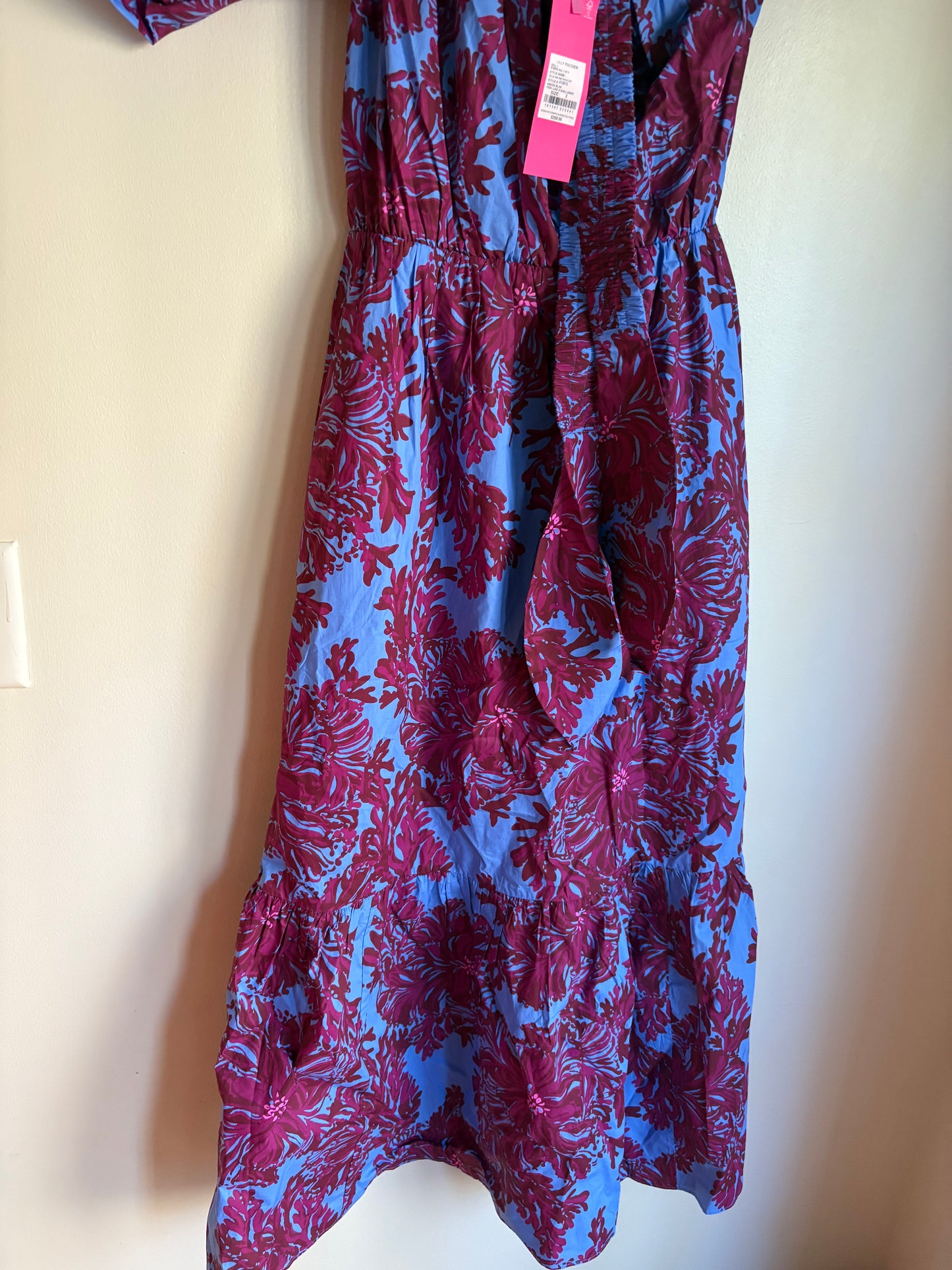 Dress Party Long By Lilly Pulitzer In Maroon, Size: Xs