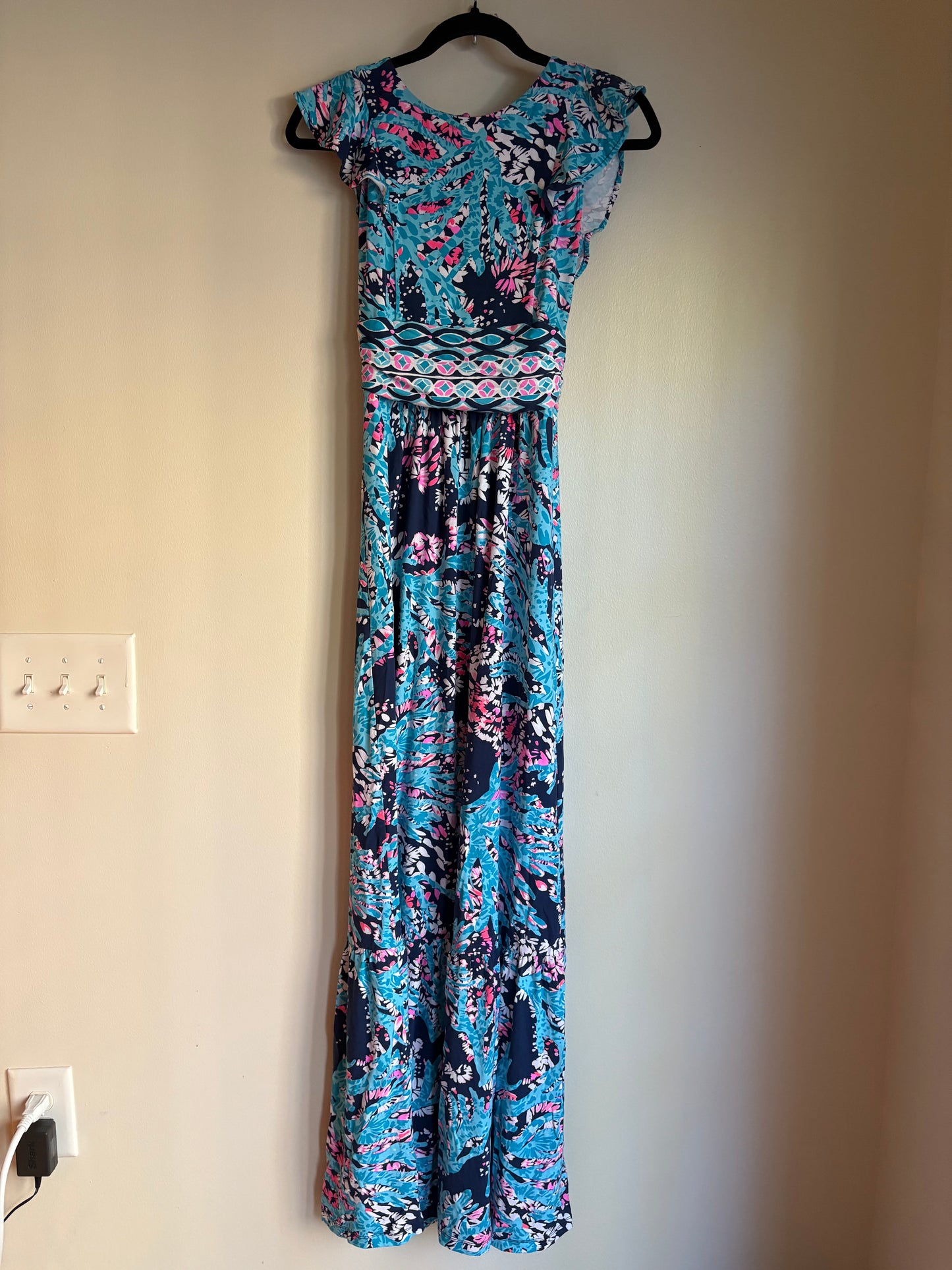 Dress Party Long By Lilly Pulitzer In Multi-colored, Size: Xs