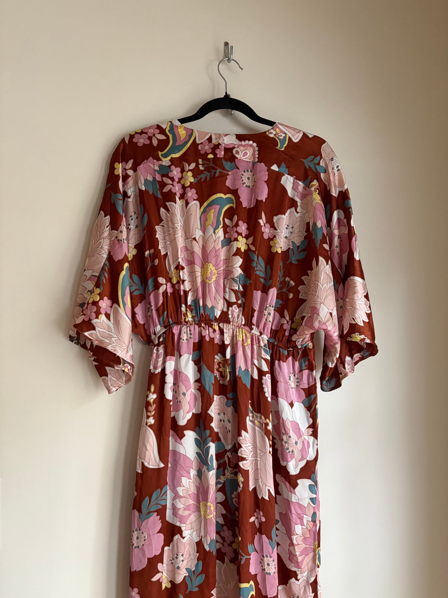 Dress Casual Maxi By Hudson In Floral Print, Size: L