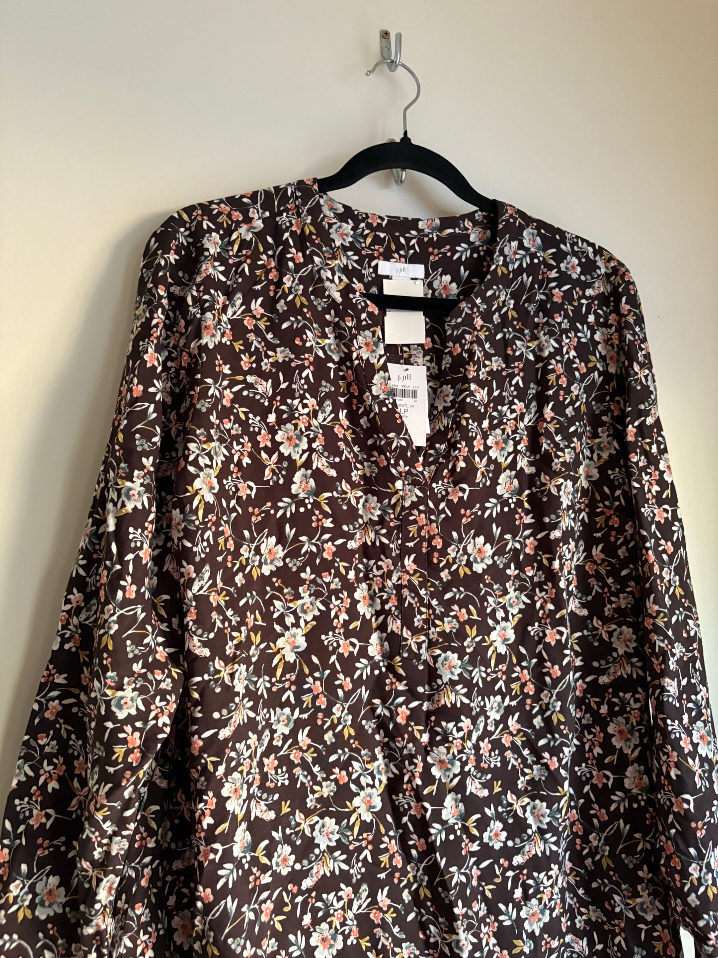 Dress Work By J. Jill In Floral Print, Size: Lp