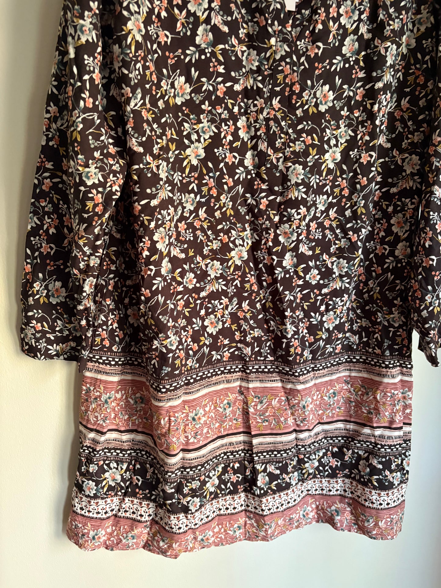 Dress Work By J. Jill In Floral Print, Size: Lp