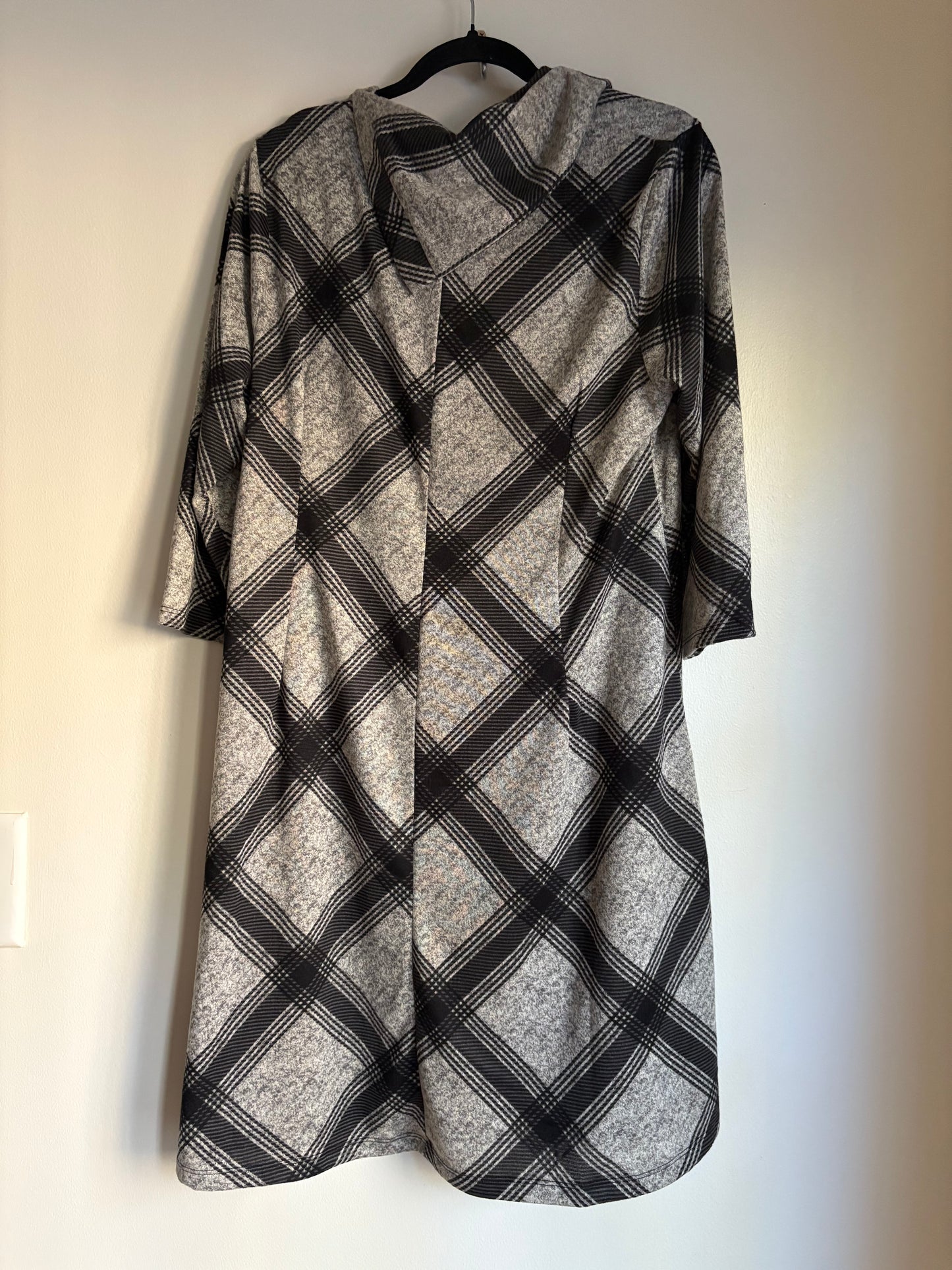 Dress Work By Clothes Mentor In Plaid Pattern, Size: Xl