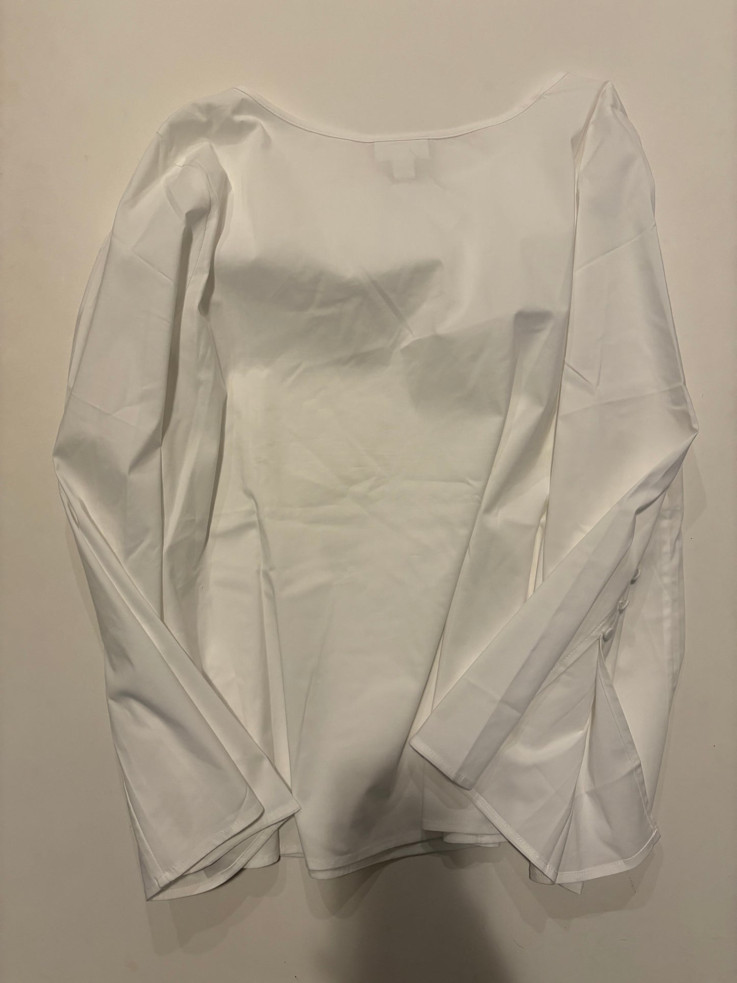 Top Long Sleeve By J. Jill In White, Size: Lp