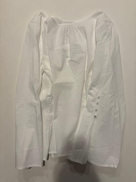 Top Long Sleeve By J. Jill In White, Size: Lp