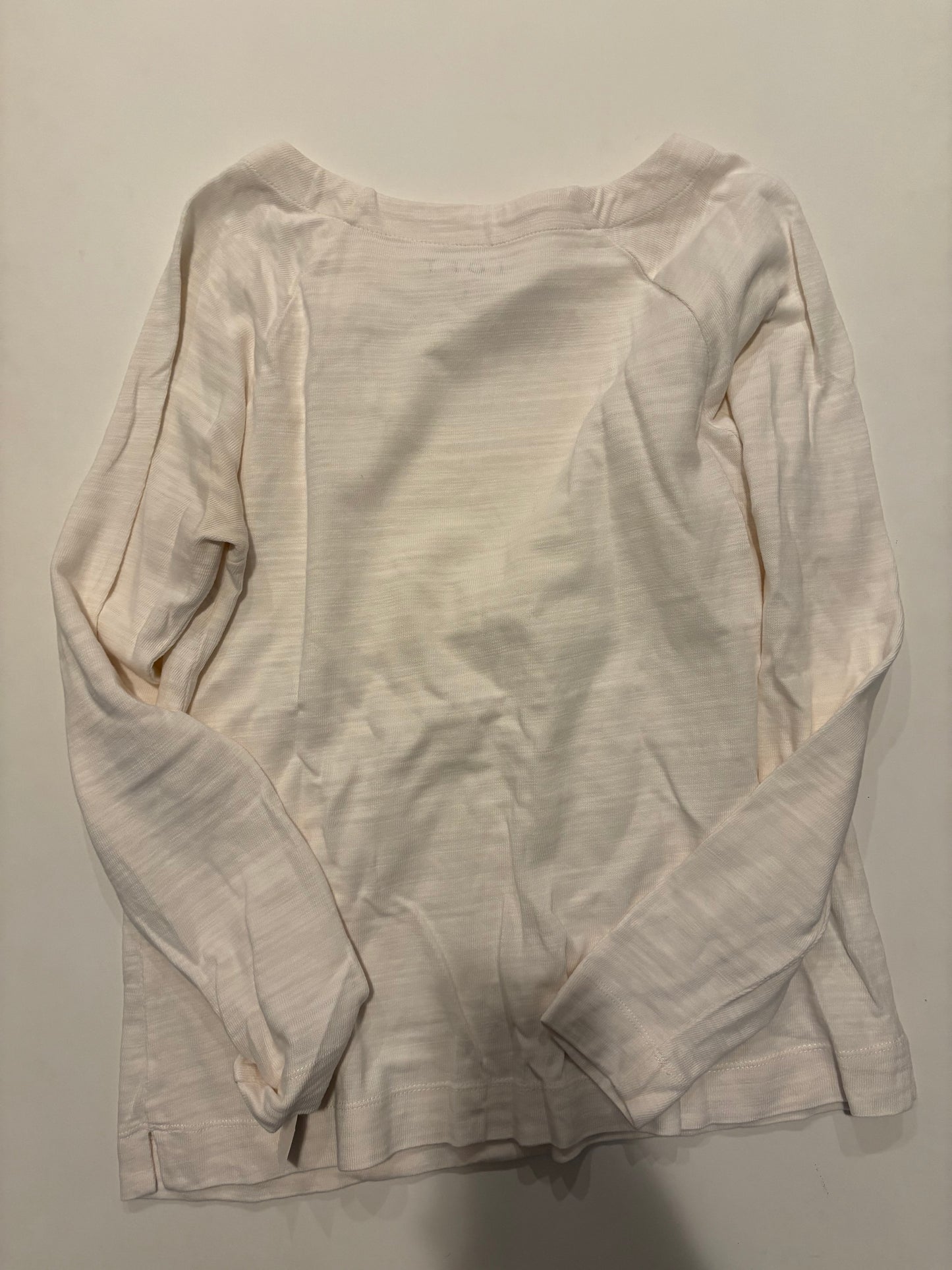 Sweatshirt Crewneck By Loft In Cream, Size: S