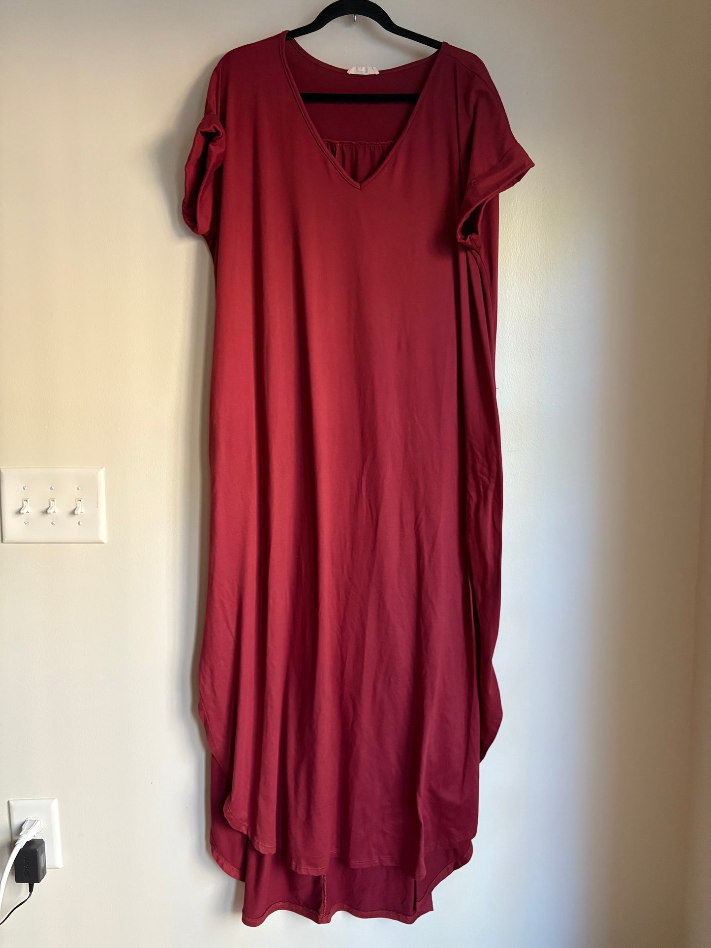 Dress Casual Maxi By Entro In Brown, Size: Xl