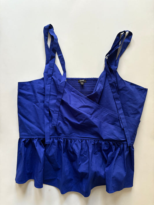 Top Sleeveless By Express In Blue, Size: Xl