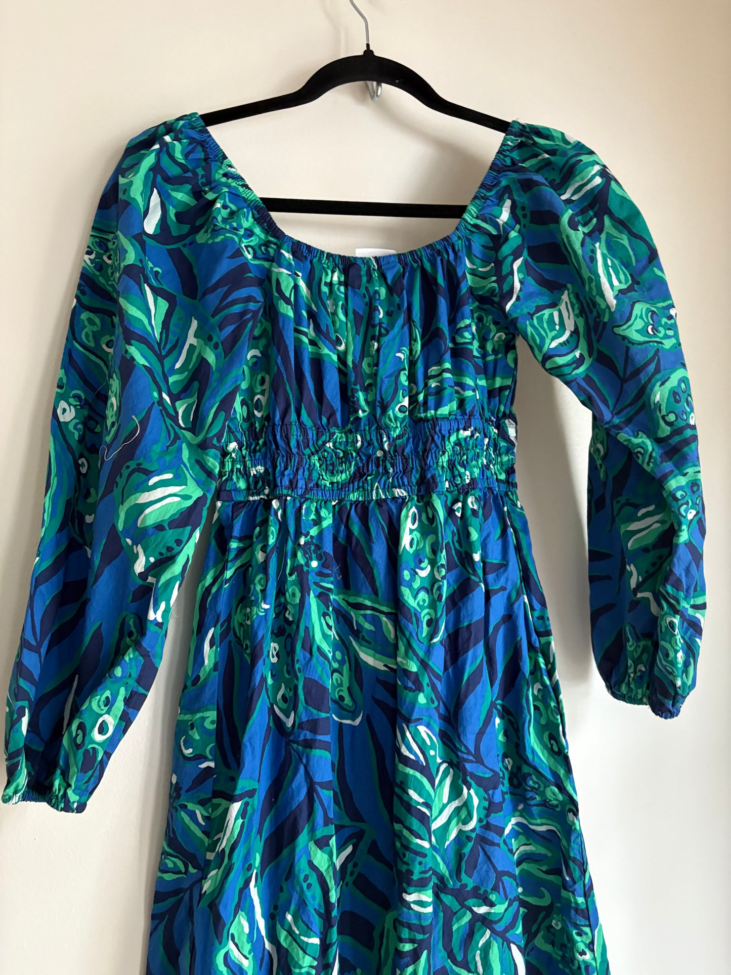 Dress Casual Maxi By Lilly Pulitzer In Blue, Size: Xs