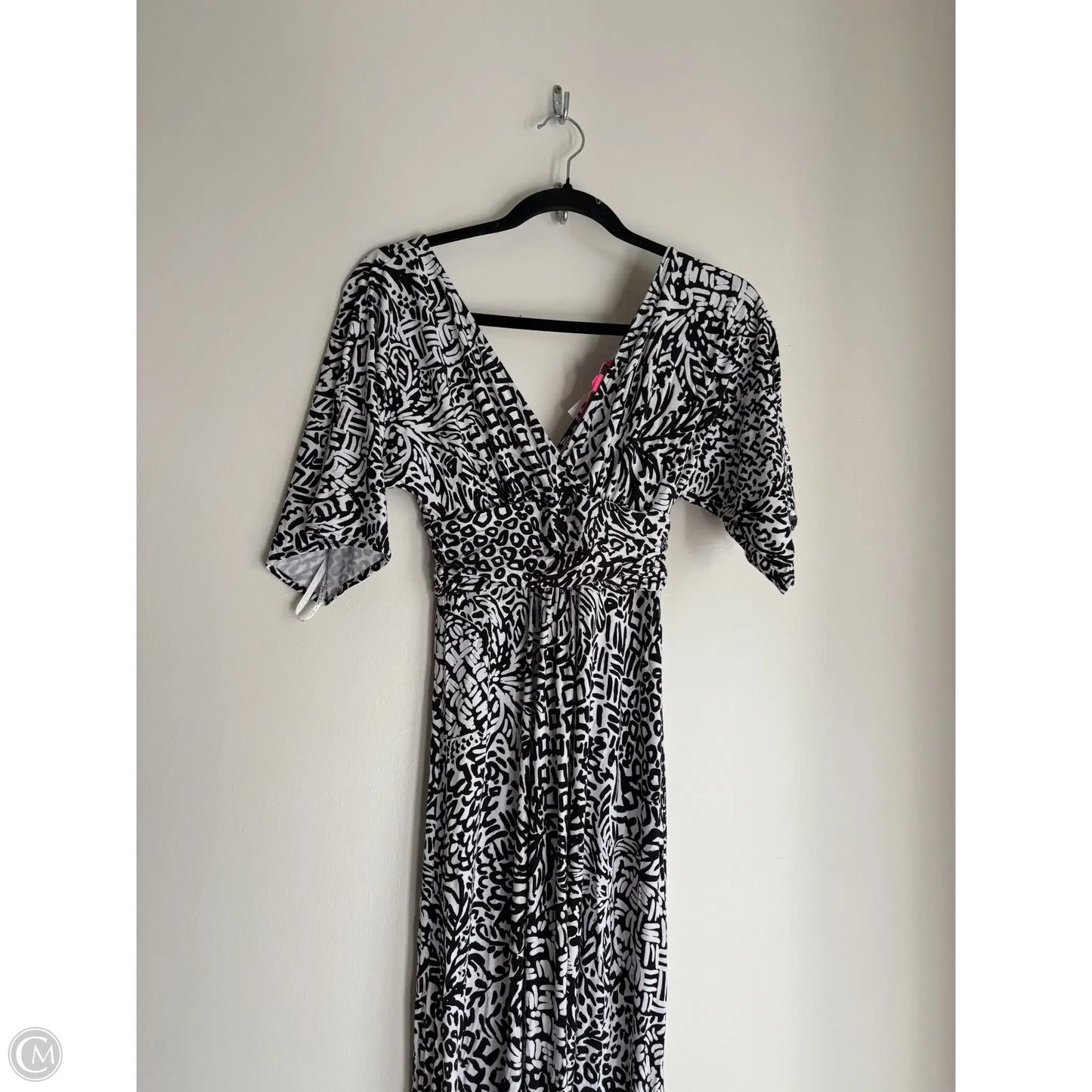 Dress Casual Maxi By Lilly Pulitzer In Black & White, Size: Xxs