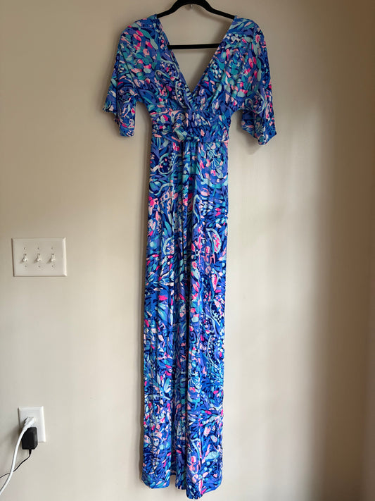 Dress Party Long By Lilly Pulitzer In Multi-colored, Size: Xxs