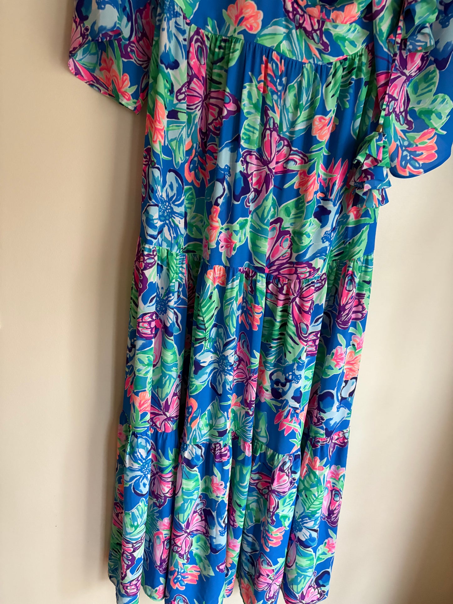 Dress Party Long By Lilly Pulitzer In Multi-colored, Size: 4