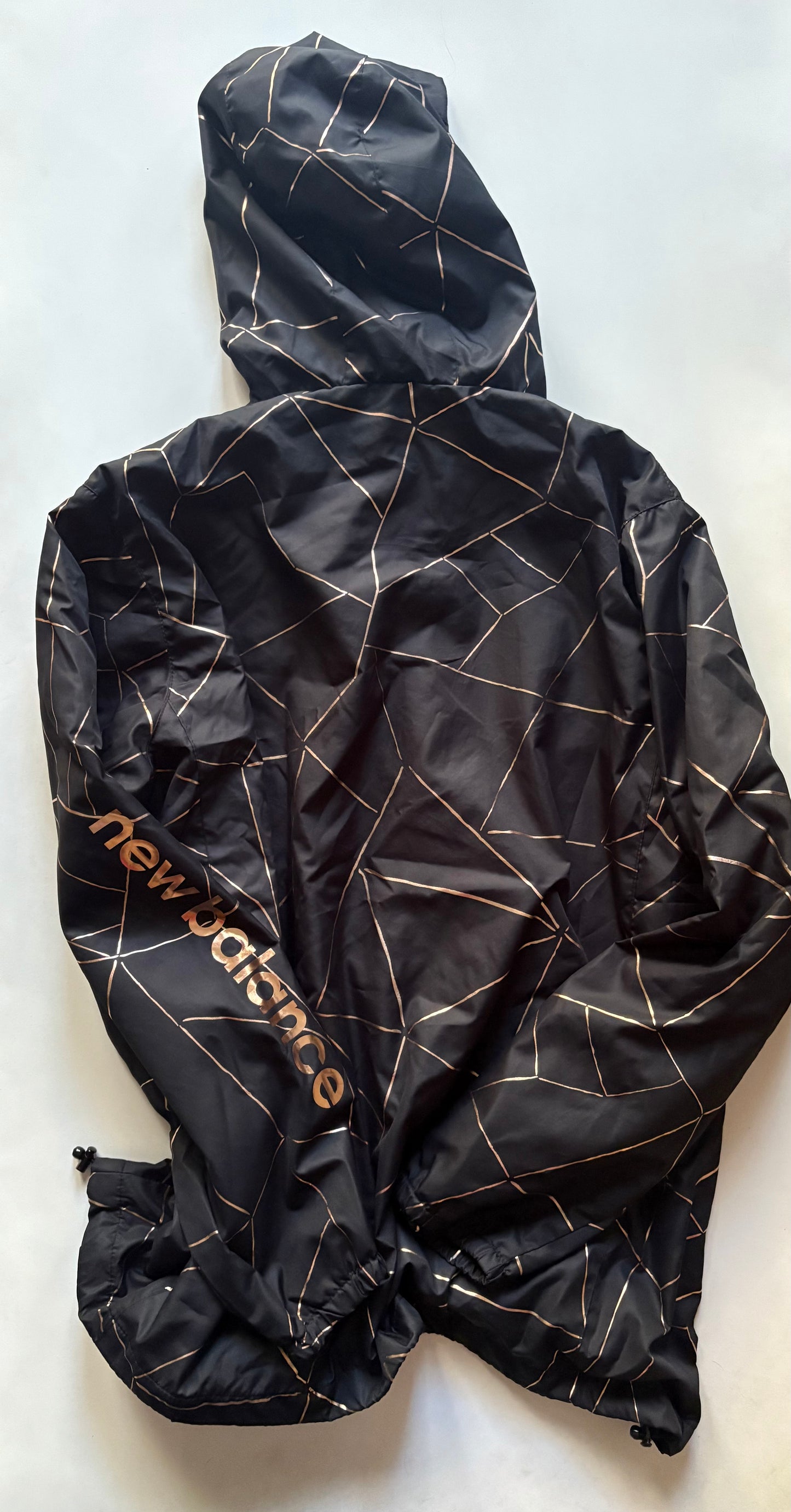 Jacket Windbreaker By New Balance In Black, Size: 3x