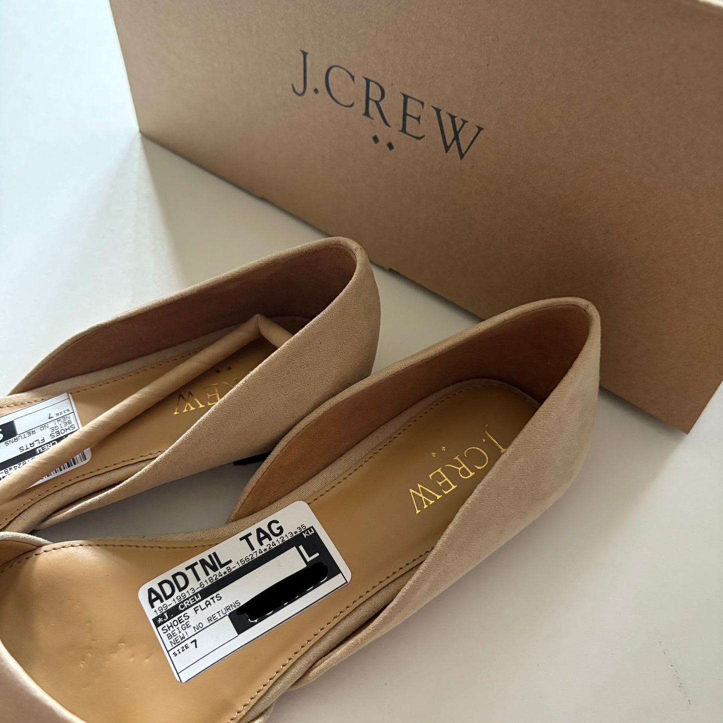 Shoes Flats By J. Crew In Beige, Size: 7