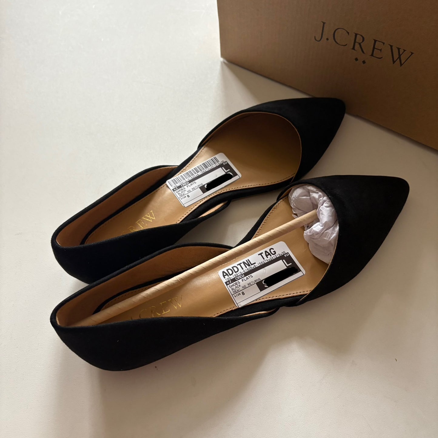 Shoes Flats By J. Crew In Black, Size: 8