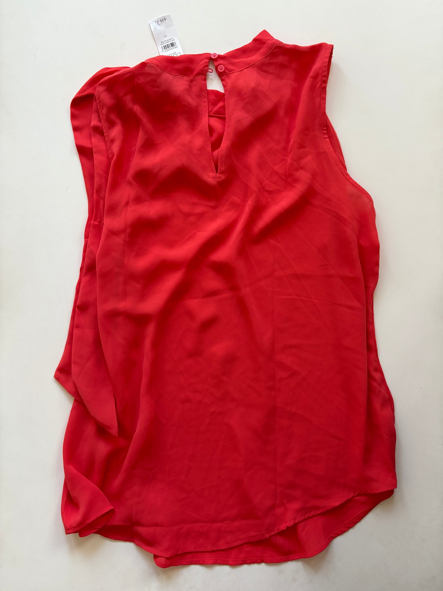 Blouse Sleeveless By Loft In Orange, Size: M