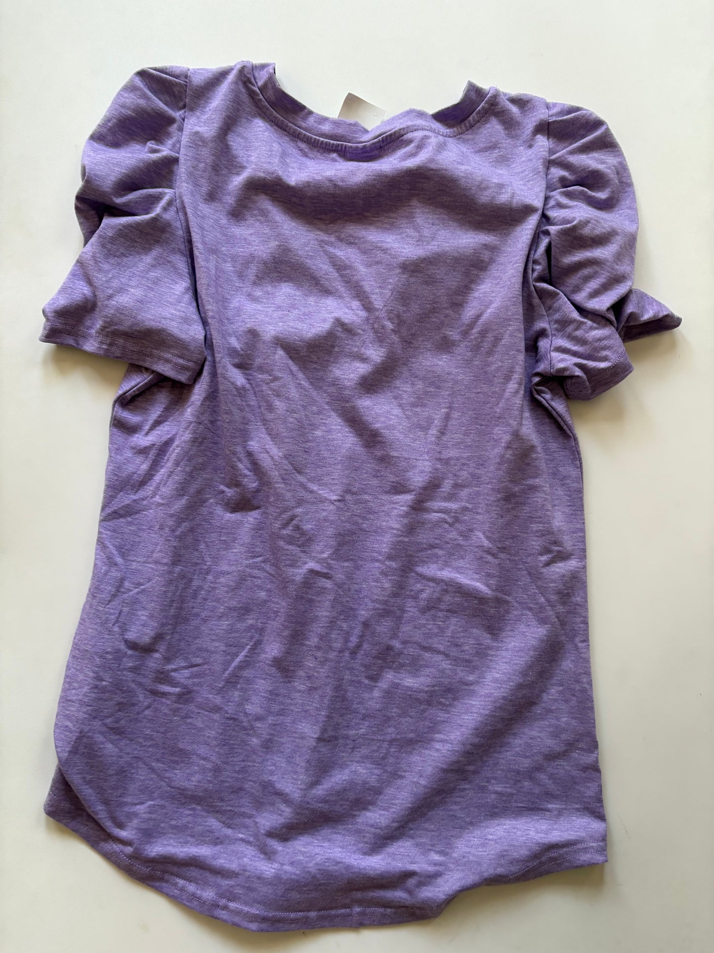 Top Short Sleeve By xieerduo In Purple, Size: S