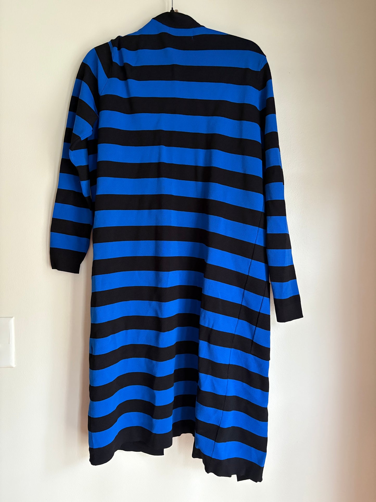 Sweater Cardigan By Gabrielle In Striped Pattern, Size: Xl