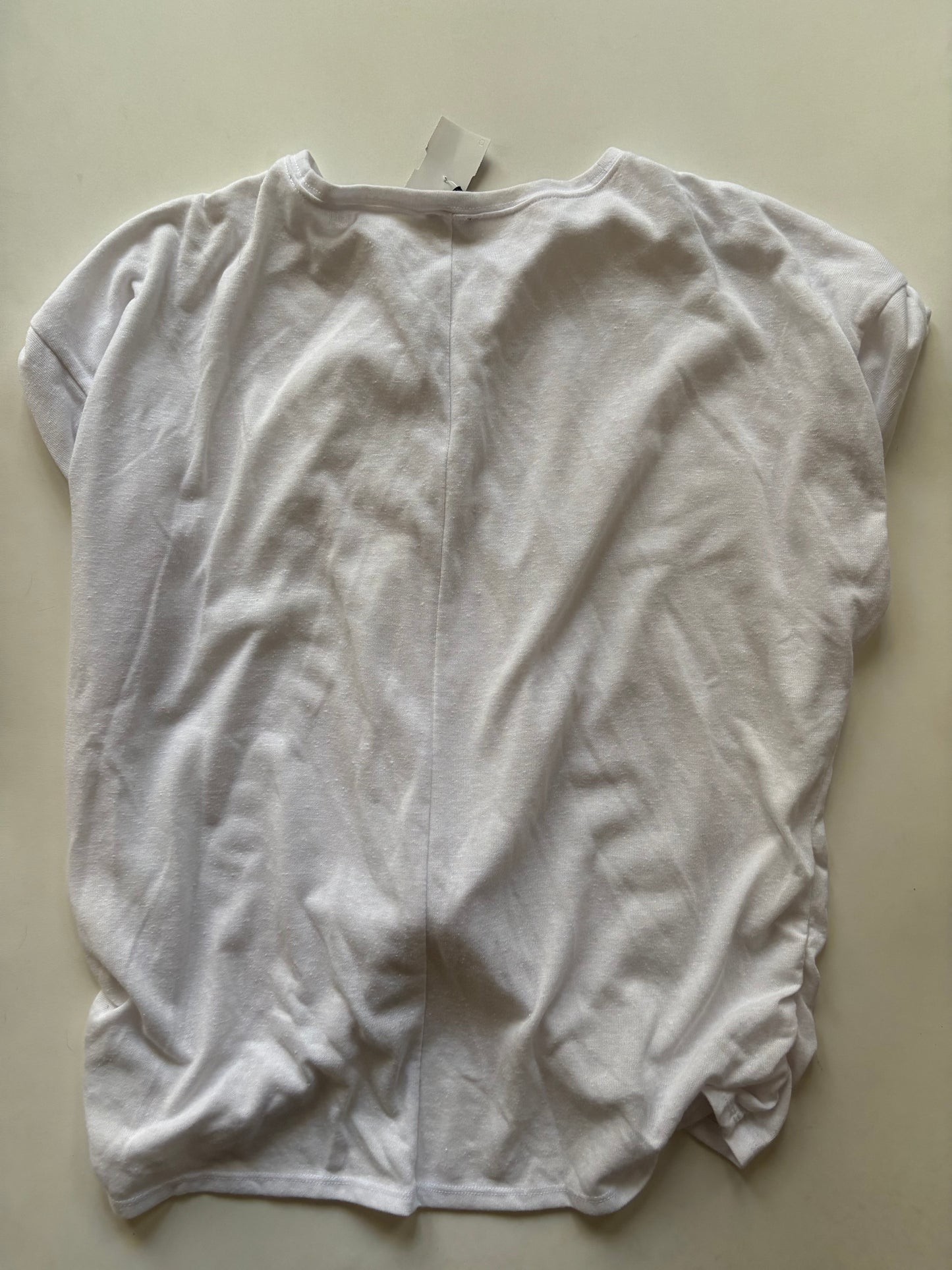 Top Short Sleeve By Express In White, Size: S