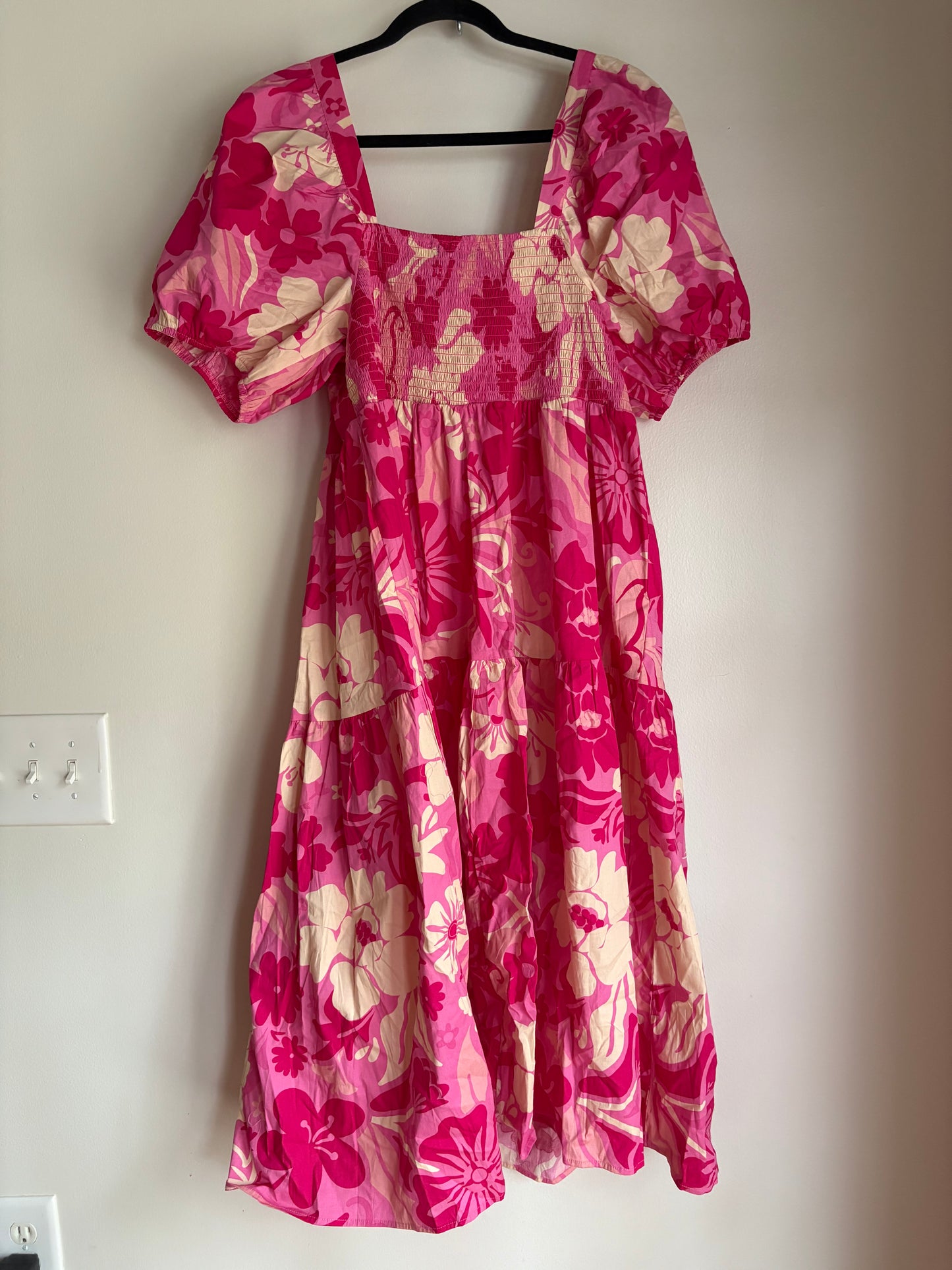 Dress Casual Maxi By Crystal In Pink, Size: Xl