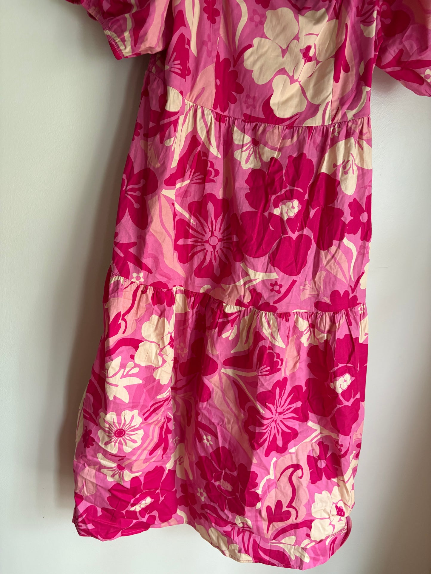 Dress Casual Maxi By Crystal In Pink, Size: Xl