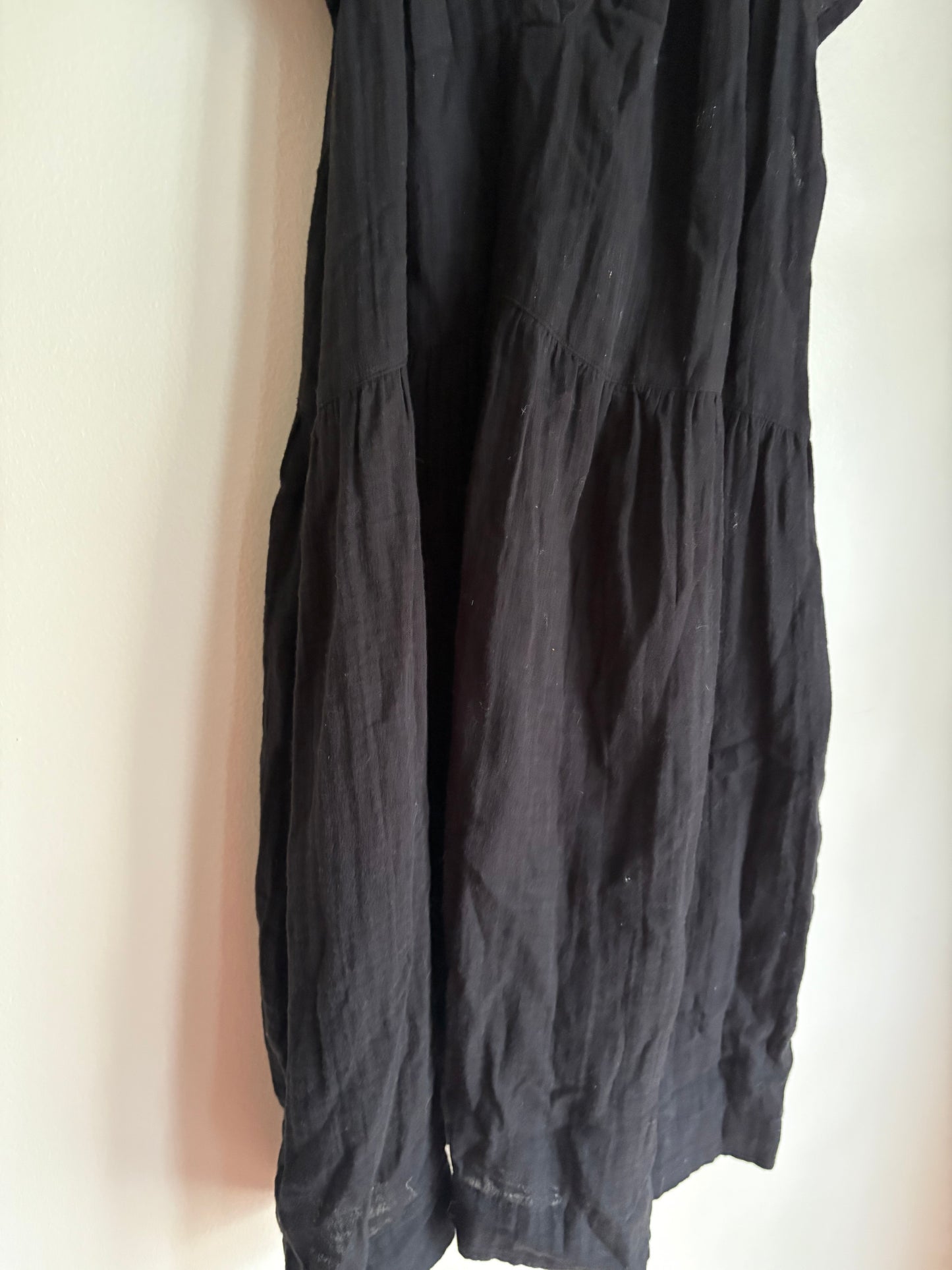 Dress Casual Maxi By Old Navy In Black, Size: L