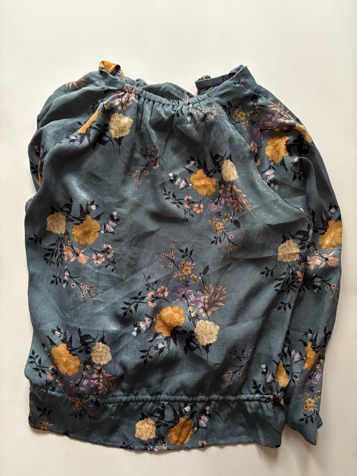 Jacket Moto By Gimmicks In Floral Print, Size: M