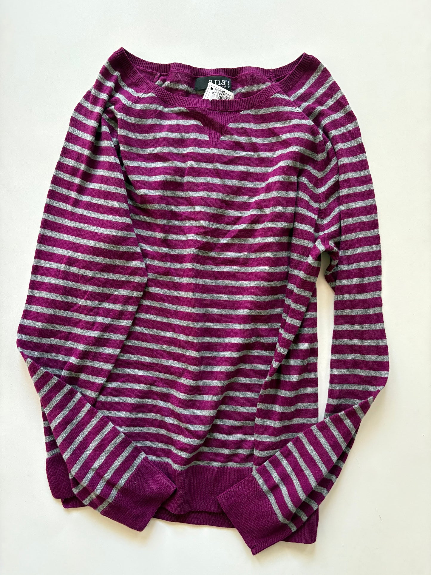 Sweater By Ana In Striped Pattern, Size: Xlp