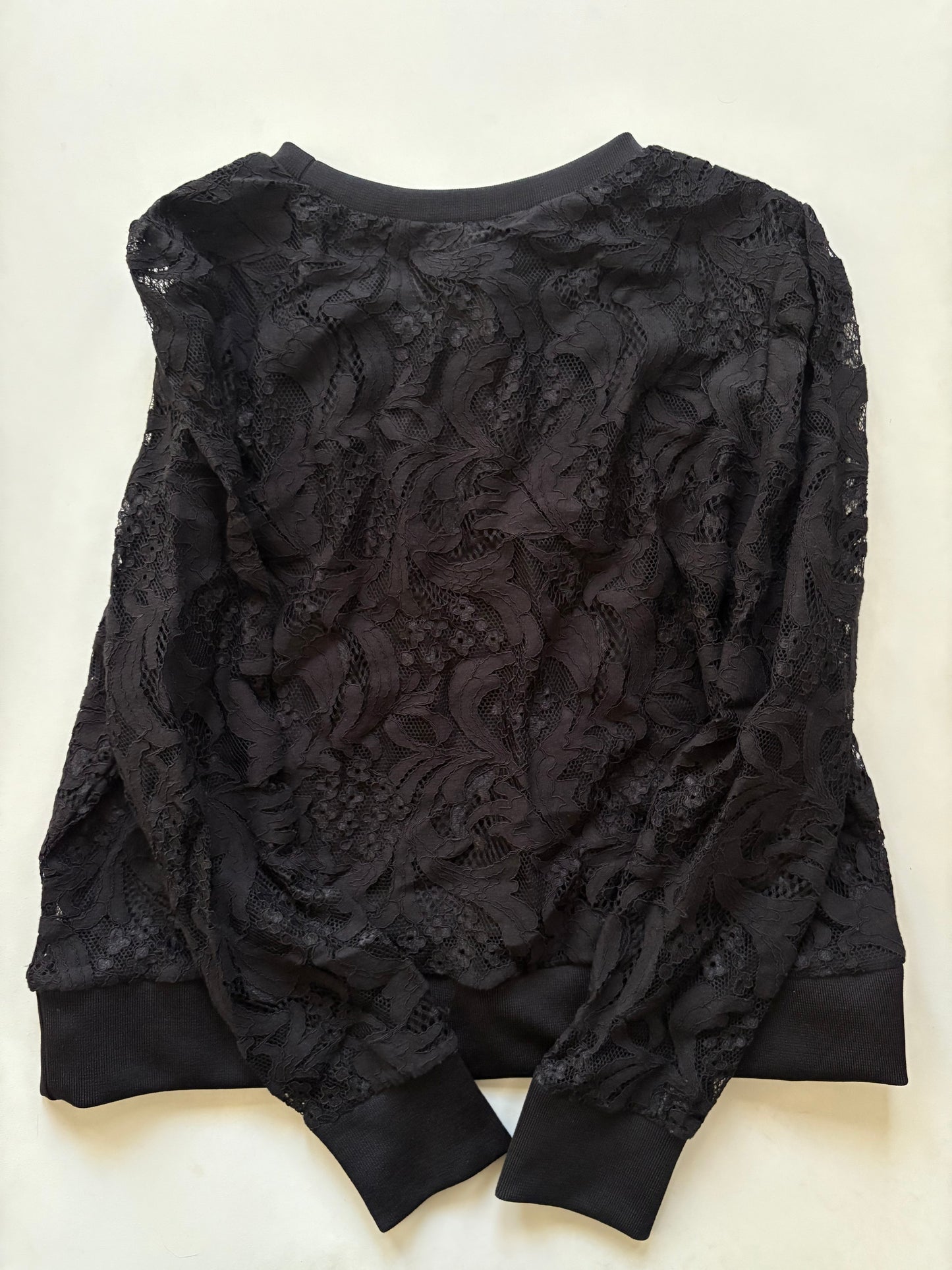 Top Long Sleeve By Worthington In Black, Size: Xl