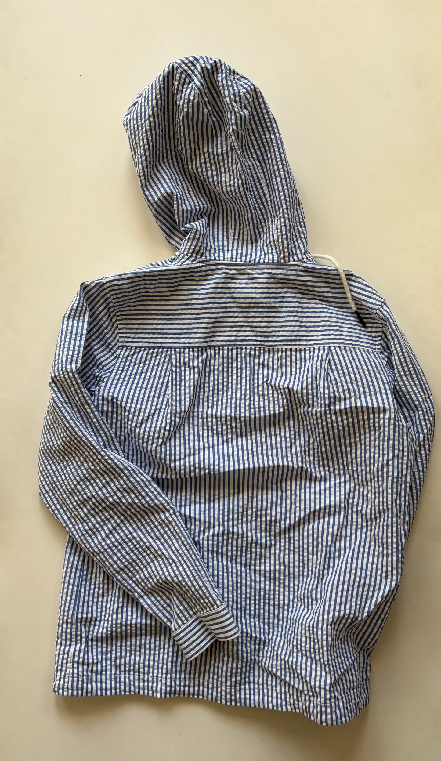 Jacket Moto By L.l. Bean In Striped Pattern, Size: Xs