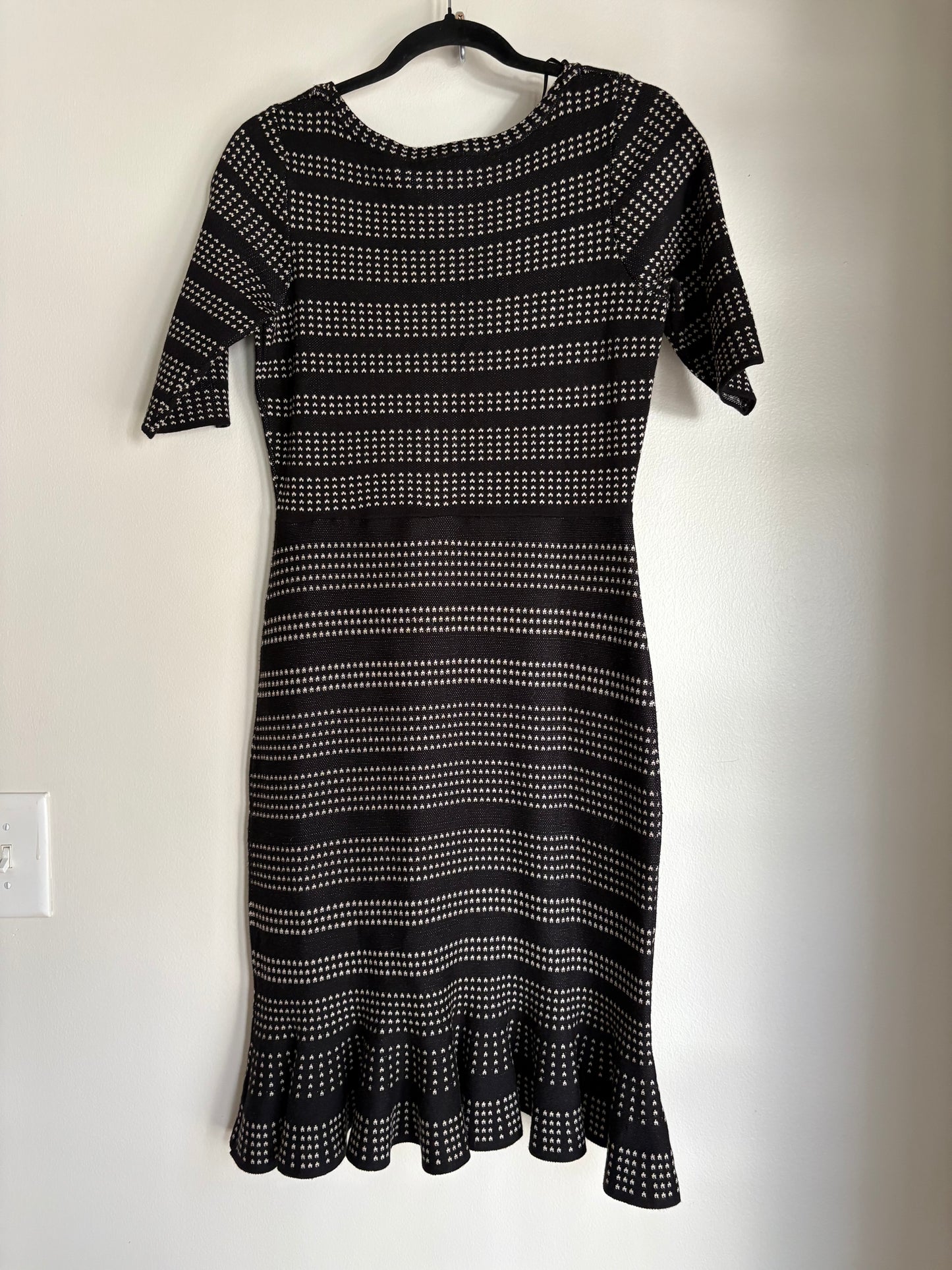 Dress Work By Taylor In Black & White, Size: M