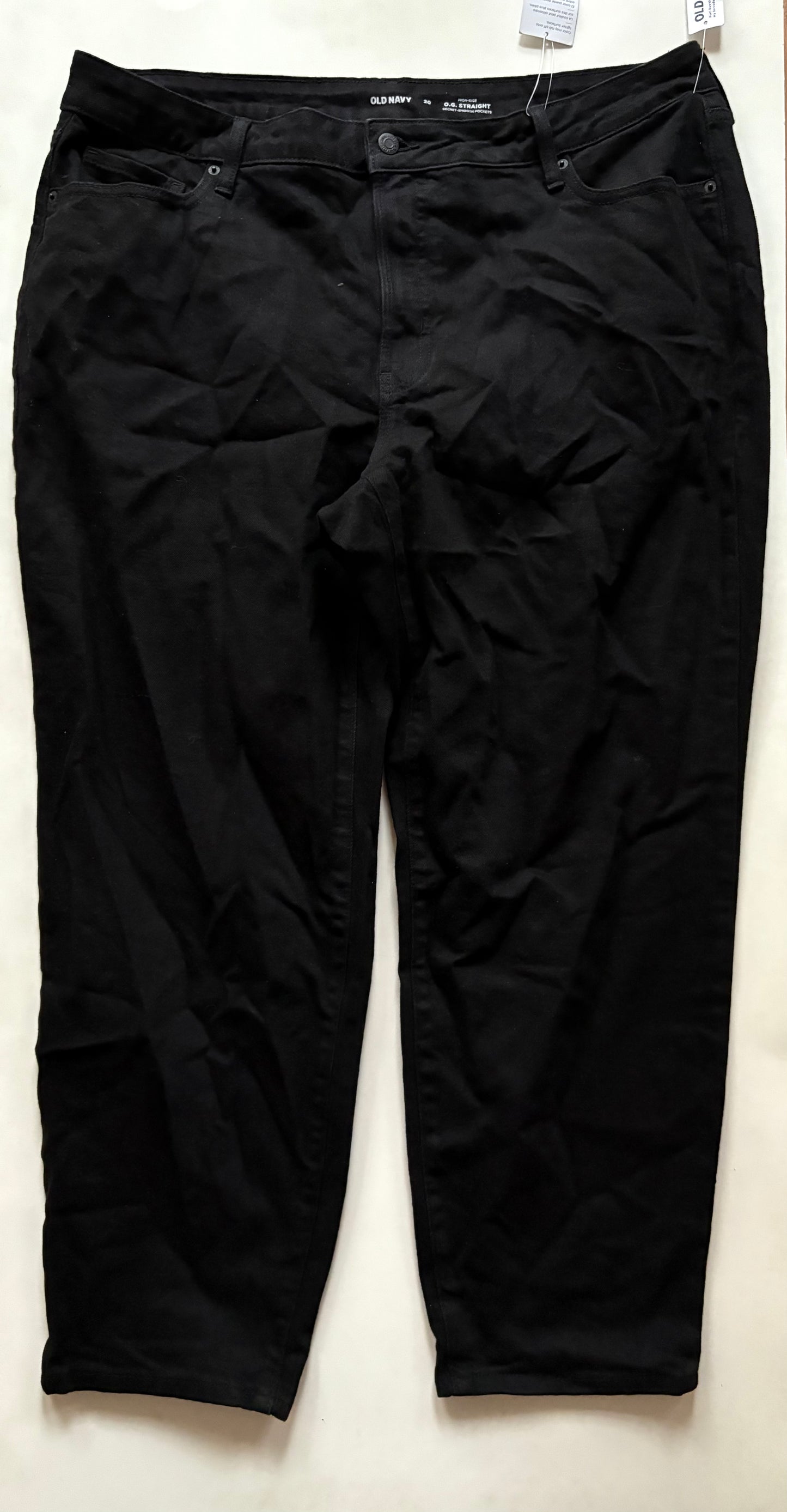 Jeans Straight By Old Navy In Black, Size: 20