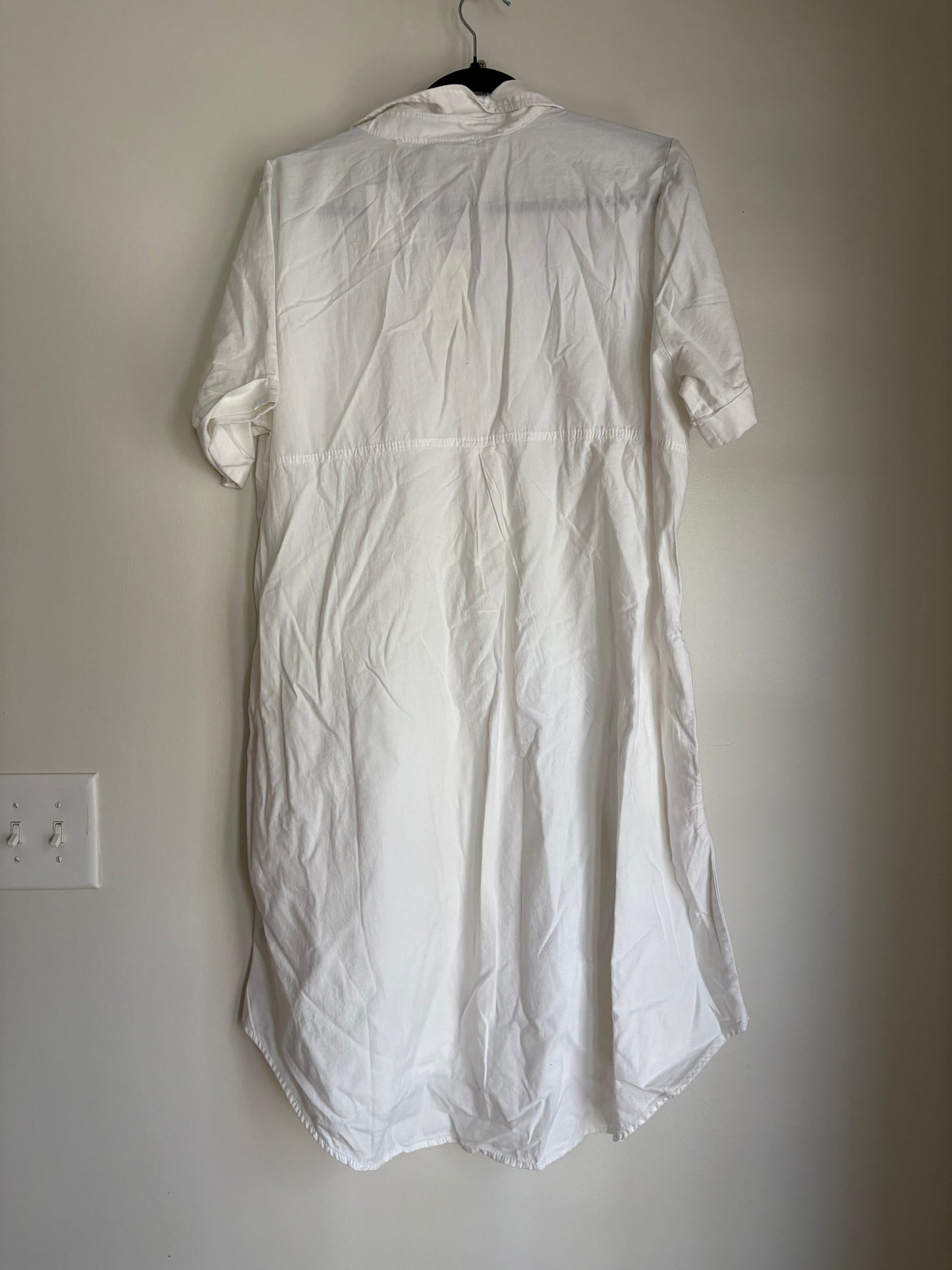 Dress Casual Maxi By Mph In White, Size: 1x