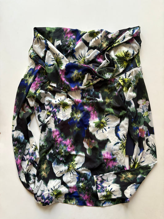 Top Long Sleeve By Rachel Roy In Floral Print, Size: S