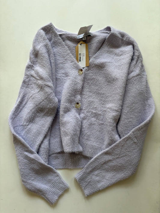 Sweater Cardigan By Miss Sparkling In Purple, Size: Xl