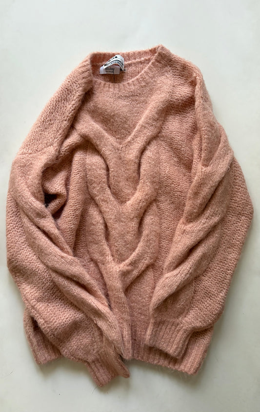 Sweater By Bluivy In Peach, Size: M