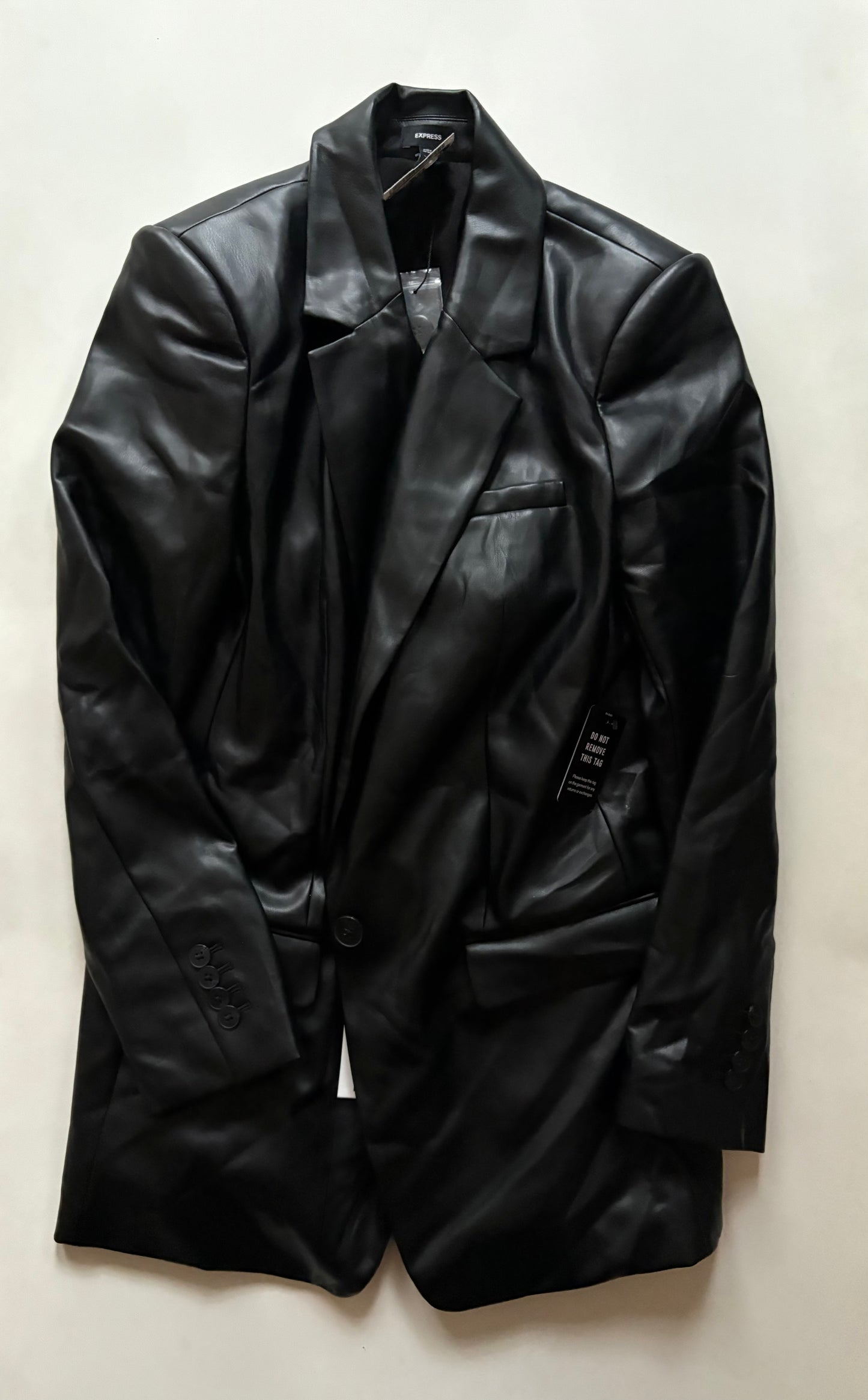 Jacket Moto By Express In Black, Size: M