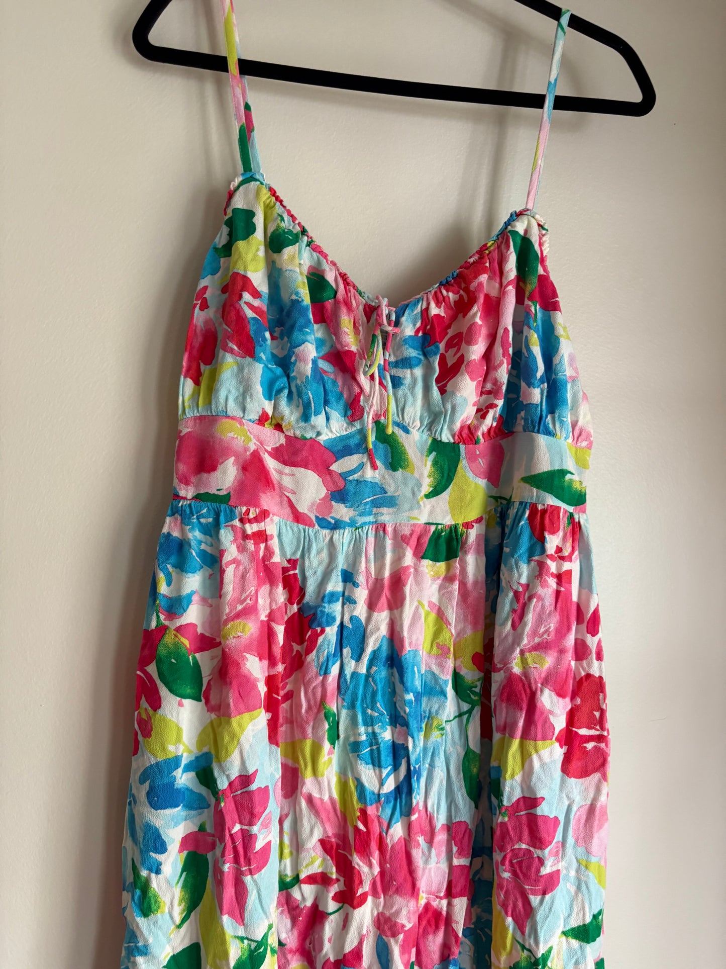 Dress Casual Midi By Old Navy In Multi-colored, Size: Xl