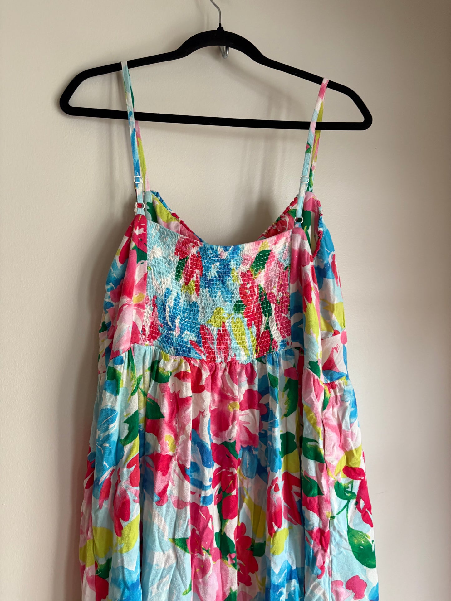 Dress Casual Midi By Old Navy In Multi-colored, Size: Xl