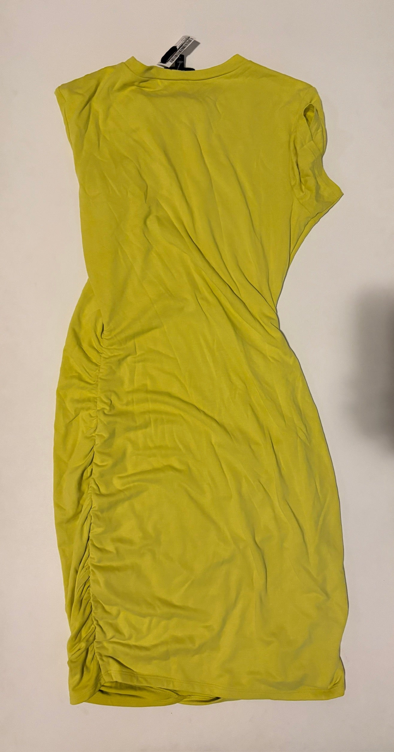 Dress Casual Midi By Express In Yellow, Size: M