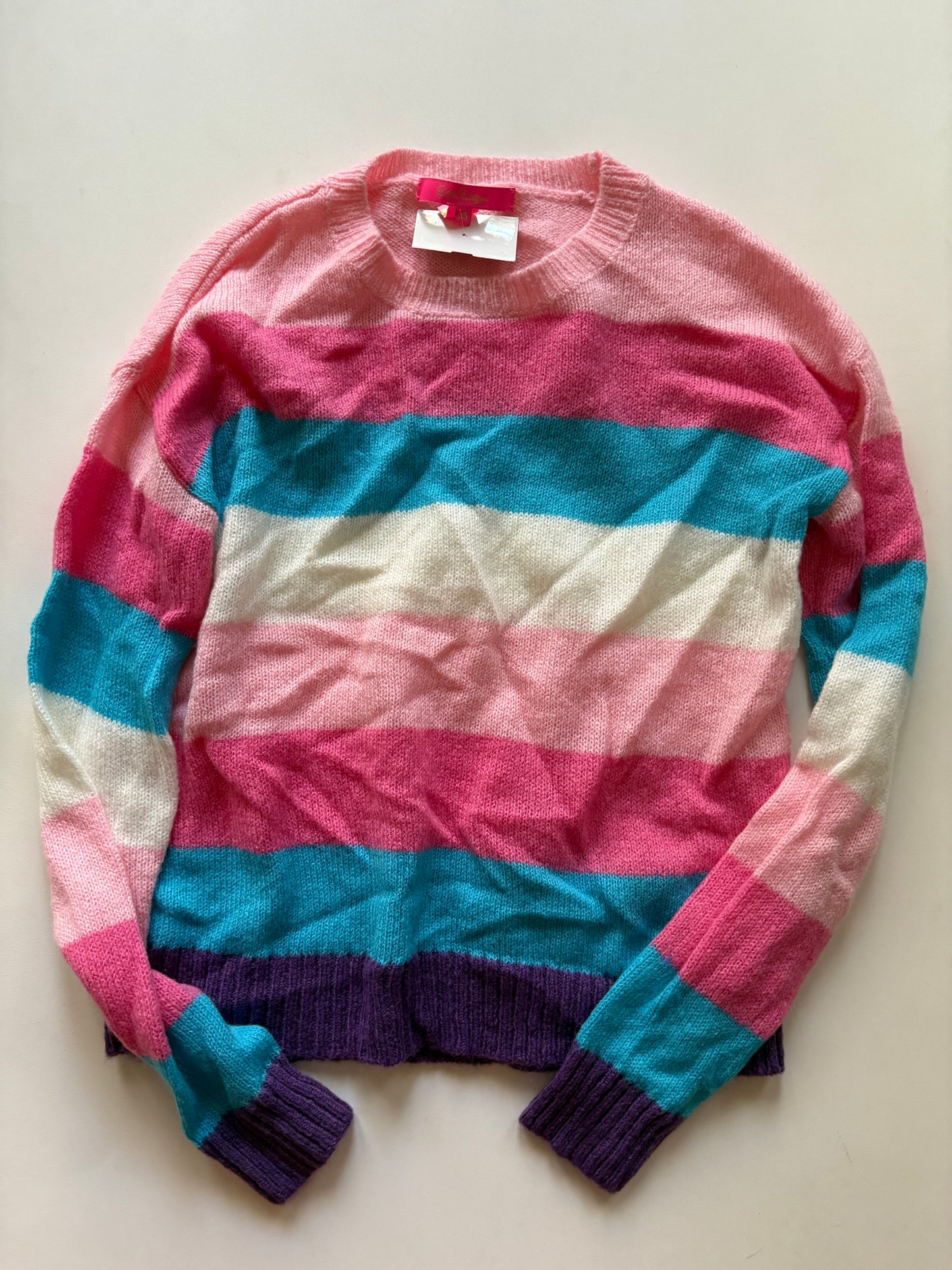 Sweater By Lilly Pulitzer In Striped Pattern, Size: Xs